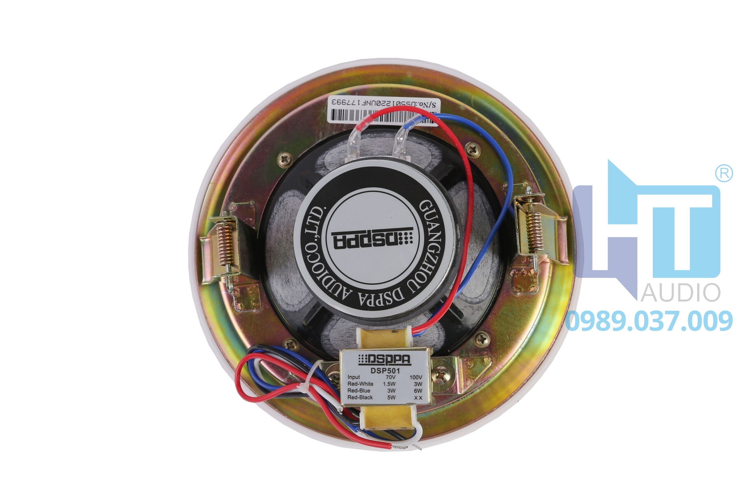 DSP501 Loa âm trần vành hợp kim 6W DSP501 Loa âm trần vành hợp kim 6W