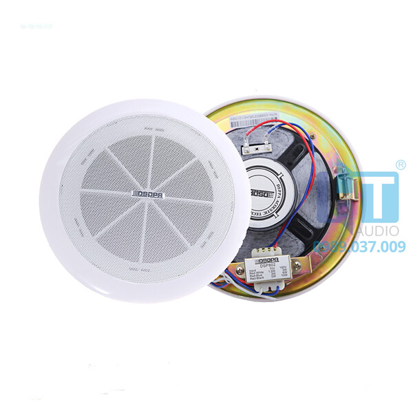 DSP802 Loa gắn âm trần vành hợp kim 10W DSP802 Loa gắn âm trần vành hợp kim 10W