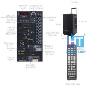 MIK36, Bộ âm thanh trợ giảng di động 3 loa keo mik 36 1 jpeg