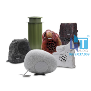 DSP651 Loa sân vườn chống nước 4 logo loa canh quan chung