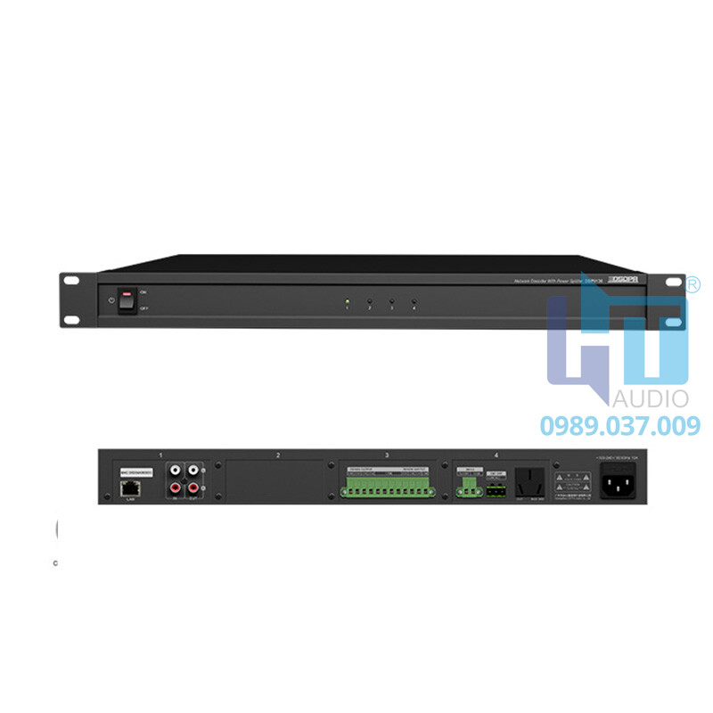 DSP9138 IP Network 8 Zones Decoder with Power Splitter DSP9138 IP Network 8 Zones Decoder with Power Splitter