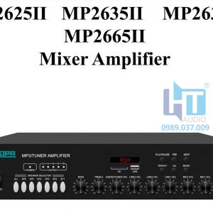 MP2625II Amply kèm trộn chia 6 vùng loa