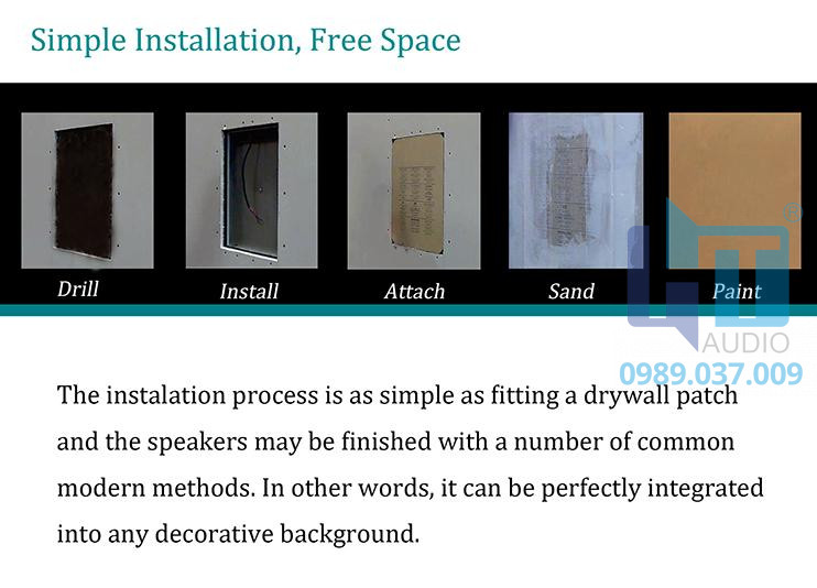DSP40IL 40W Invisible Wall-Mounted Speaker DSP40IL 40W Invisible Wall-Mounted Speaker