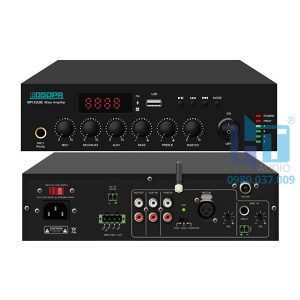 MP270UBE Tăng âm kèm trộn số tích hợp USB/FM/Bluetooth, MP270UBE Tăng âm kèm trộn số tích hợp USB/FM/Bluetooth,